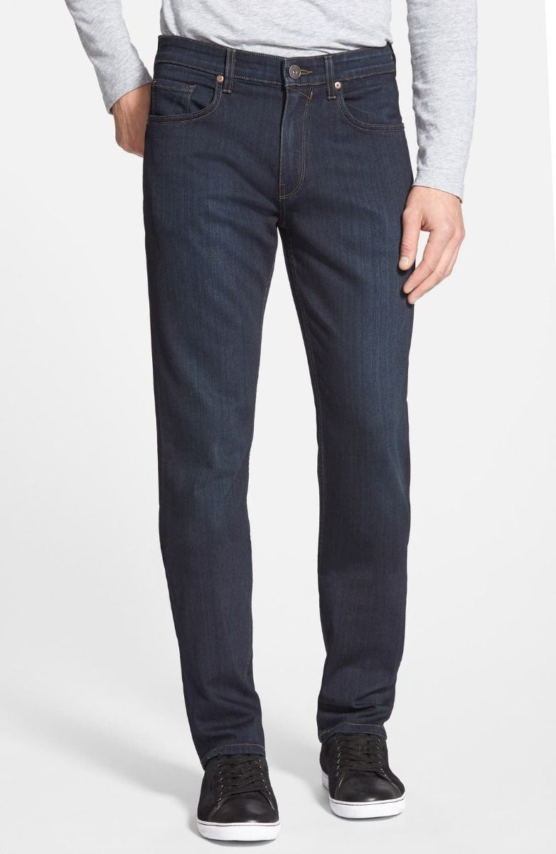 Dark Blue Non Stretch Custom Jeans for Men