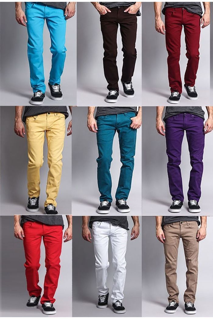 Colored Custom Made Jeans for Men