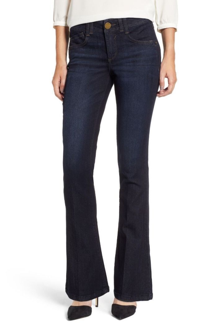 Dark Blue Non Stretch Custom Jeans for Women
