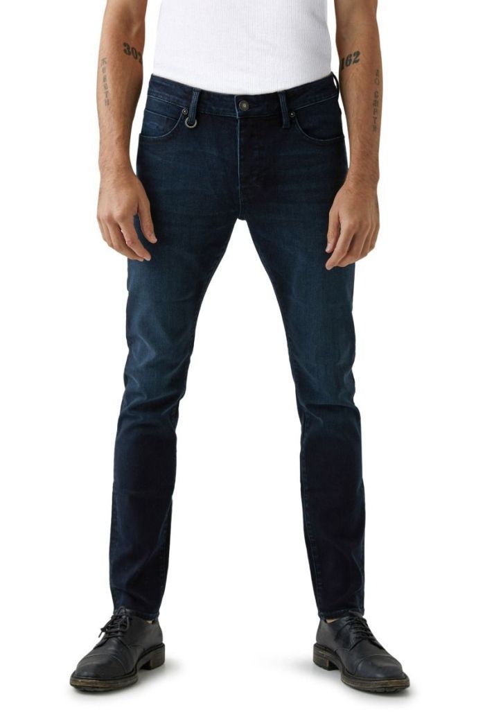 Dark Blue Stretchable Custom Jeans for Men