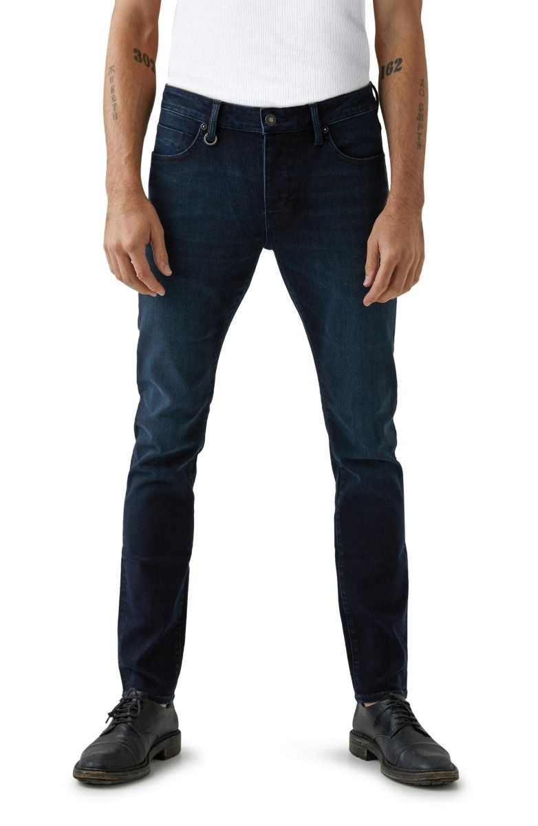 Dark Blue Stretchable Custom Jeans for Men